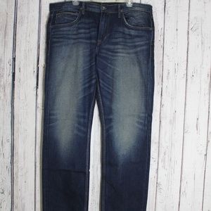 Hudson Byron Straight Mens Jeans Dark Wash